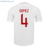 Maillot Angleterre Domicile Gomez 2018 Blanc Pas Cher