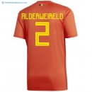 Maillot Belgica Domicile Alderweireld 2018 Rouge Pas Cher