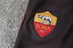 Survetement AS Roma 2018 2019 Orange Noir Pas Cher