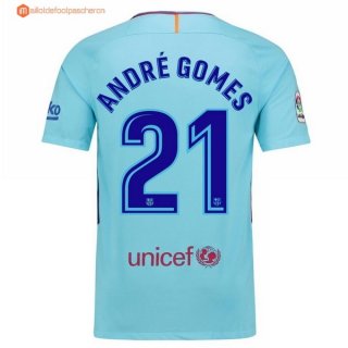 Maillot Barcelona Exterieur Andre Gomes 2017 2018 Pas Cher
