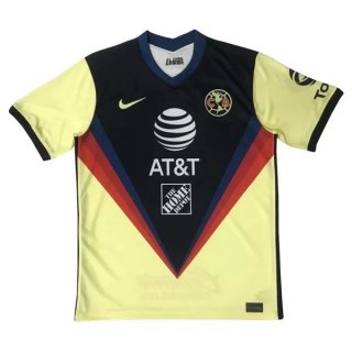 Thailande Maillot Club América Domicile 2020 2021 Jaune Pas Cher