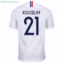 Maillot France Exterieur Koscielny 2018 Blanc Pas Cher