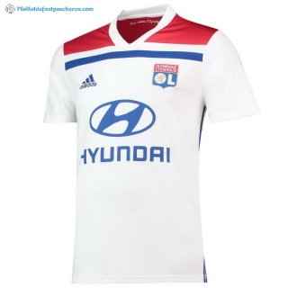 Maillot Lyon Domicile 2018 2019 Blanc Pas Cher