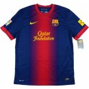 Thailande Maillot Barcelona Domicile Retro 2012 2013 Bleu Rouge Pas Cher