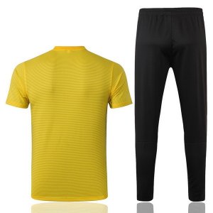 Polo Ensemble Complet Atlético de Madrid 2018 2019 Jaune Pas Cher