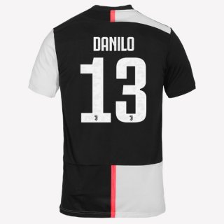 Maillot Juventus NO.13 Danilo Domicile 2019 2020 Blanc Noir Pas Cher Maillot Juventus NO.13 Danilo Domicile 2019 2020 Blanc Noir Pas Cher