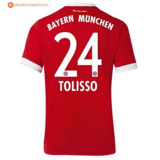 Maillot Bayern Munich Domicile Tolisso 2017 2018 Pas Cher Maillot Bayern Munich Domicile Tolisso 2017 2018 Pas Cher