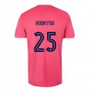 Maillot Real Madrid Exterieur NO.25 Rodrygo 2020 2021 Rose Pas Cher