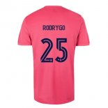 Maillot Real Madrid Exterieur NO.25 Rodrygo 2020 2021 Rose Pas Cher