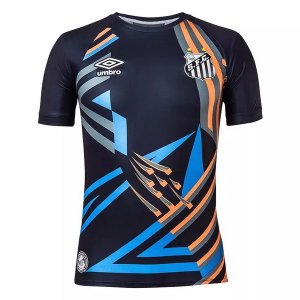 Thailande Maillot Santos Gardien 2020 2021 Noir Pas Cher