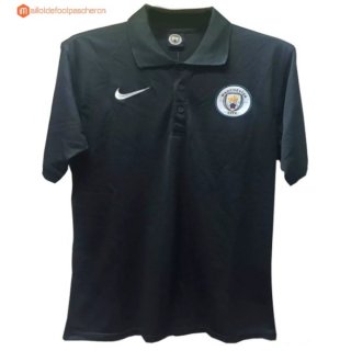 Polo Manchester City 2017 2018 Noir Pas Cher