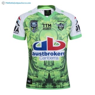 Maillot Rugby Canberra Raiders Auckland 9's 2016 Vert Pas Cher