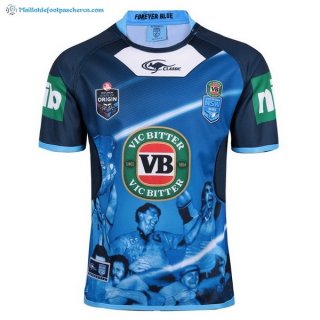 Maillot Rugby NSW Blues 2017 2018 Bleu Pas Cher