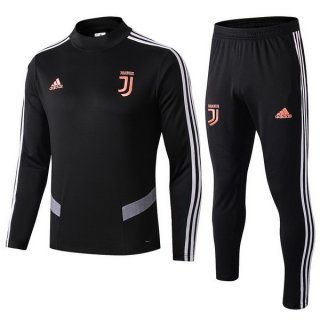 Survetement Enfant Juventus 2019 2020 Noir Orange Pas Cher