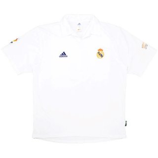 Maillot Real Madrid Domicile Retro 2001 2002 Blanc Pas Cher Maillot Real Madrid Domicile Retro 2001 2002 Blanc Pas Cher