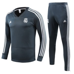 Survetement Real Madrid 2018 2019 Bleu Marine Pas Cher