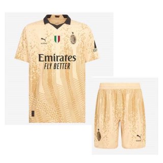 Maillot AC Milan 4th Enfant 2022 2023 Jaune Maillot AC Milan 4th Enfant 2022 2023 Jaune
