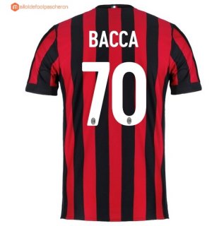 Maillot Milan Domicile Bacca 2017 2018 Pas Cher Maillot Milan Domicile Bacca 2017 2018 Pas Cher