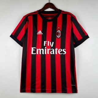 Thailande Maillot AC Milan Domicile Retro 2017-2018 Thailande Maillot AC Milan Domicile Retro 2017-2018