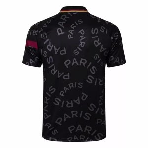 Polo Paris Saint Germain 2021 2022 Noir Jaune Pas Cher