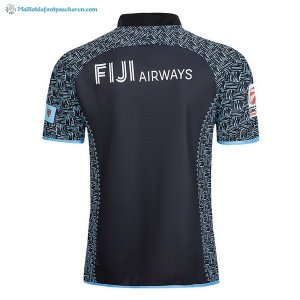 Maillot Rugby Fiyi Exterieur 2018 2019 Noir Pas Cher