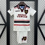 Maillot Manchester United Exterieur Enfant Retro 1997-1998