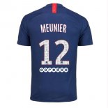 Maillot Paris Saint Germain NO.12 Meunier Domicile 2019 2020 Bleu Pas Cher