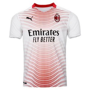 Maillot AC Milan Exterieur 2020 2021 Blanc Pas Cher