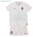 Maillot Portugal Exterieur Enfant 2018 Blanc Pas Cher