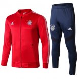 Survetement Bayern Munich 2019 2020 Rouge Bleu Pas Cher