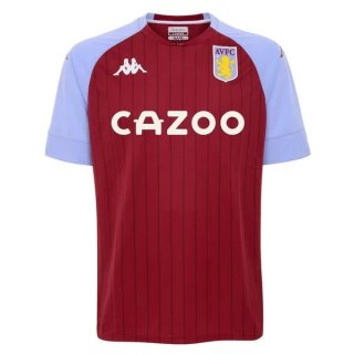 Thailande Maillot Aston Villa Domicile 2020 2021 Rouge Pas Cher