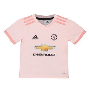 Maillot Manchester United Exterieur Enfant 2018 2019 Rose Pas Cher