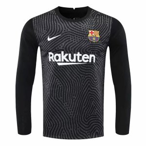 Maillot Barcelona Gardien ML 2020 2021 Noir Pas Cher