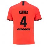 JORDAN Maillot Paris Saint Germain NO.4 Kehrer Exterieur 2019 2020 Orange Pas Cher