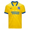 Thailande Maillot Brighton Exterieur 2020 2021 Jaune Pas Cher