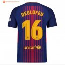Maillot Barcelona Domicile Deulofeu 2017 2018 Pas Cher