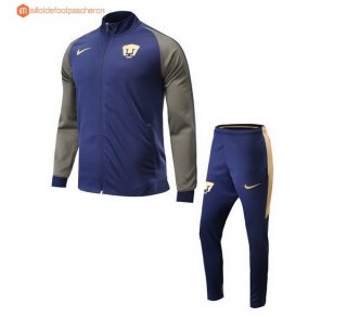 Survetement UNAM Pumas 2017 2018 Bleu Pas Cher Survetement UNAM Pumas 2017 2018 Bleu Pas Cher