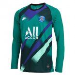 Maillot Paris Saint Germain ML Gardien 2019 2020 Vert Pas Cher