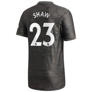 Maillot Manchester United NO.23 Shaw Exterieur 2020 2021 Noir Pas Cher Maillot Manchester United NO.23 Shaw Exterieur 2020 2021 Noir Pas Cher