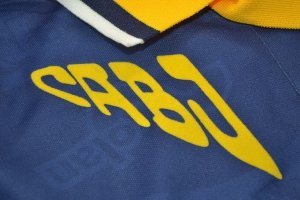 Maillot Boca Juniors Olan Domicile Retro 95 96 Bleu Pas Cher