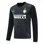 Maillot Inter Milan ML Gardien 2020 2021 Noir Pas Cher