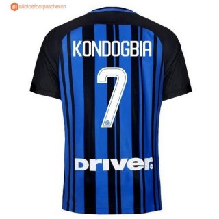Maillot Inter Domicile Kondogbia 2017 2018 Pas Cher Maillot Inter Domicile Kondogbia 2017 2018 Pas Cher