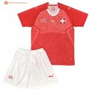 Maillot Suisse Enfant Domicile 2018 Rouge Pas Cher