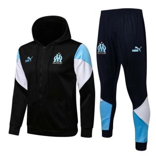 Sweat Shirt Capuche Marseille 2022 Noir Bleu Sweat Shirt Capuche Marseille 2022 Noir Bleu