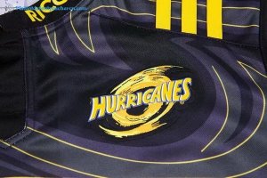 Maillot Rugby Hurricanes Domicile 2017 2018 Jaune Pas Cher