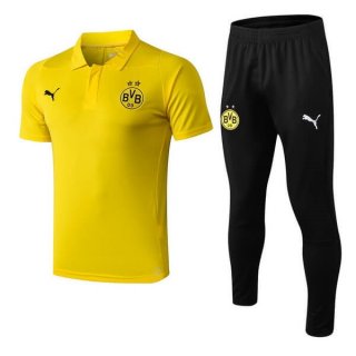Polo Ensemble Complet Borussia Dortmund 2018 2019 Jaune Noir Pas Cher Polo Ensemble Complet Borussia Dortmund 2018 2019 Jaune Noir Pas Cher