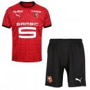 Maillot Stade Rennais Domicile Enfant 2020 2021 Rouge Pas Cher