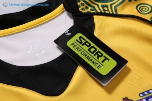 Maillot Rugby Australie 2017 2018 Jaune Pas Cher