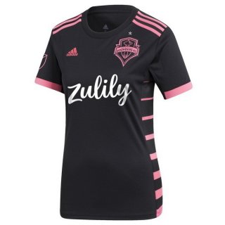 Maillot Seattle Sounders Exterieur Femme 2019 2020 Noir Pas Cher