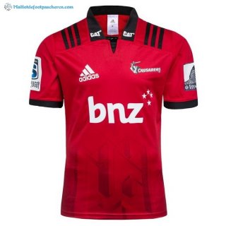 Maillot Rugby Crusaders Domicile 2018 Rouge Pas Cher Maillot Rugby Crusaders Domicile 2018 Rouge Pas Cher
